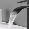 Robinet de lavabo cascade moderne en acier inoxydable – vue 6