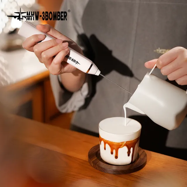 Mini Fouet Électrique Portable Rechargeable Mousseur… – vue 4