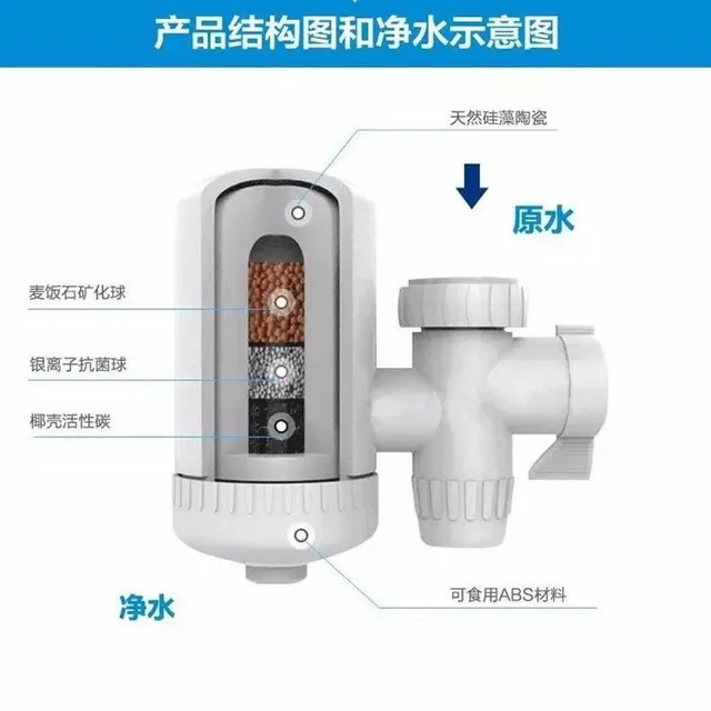 Filtre à eau du robinet lavable remplacement robinet de… – vue 4