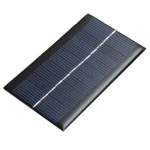 6V 1W Mini panneau solaire système solaire bricolage haute efficacité sortie batterie chargeurs de téléphone Portable panneau de cellules solaires portables