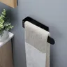 Porte serviettes autoadhésif acrylique transparent noir… – vue 4