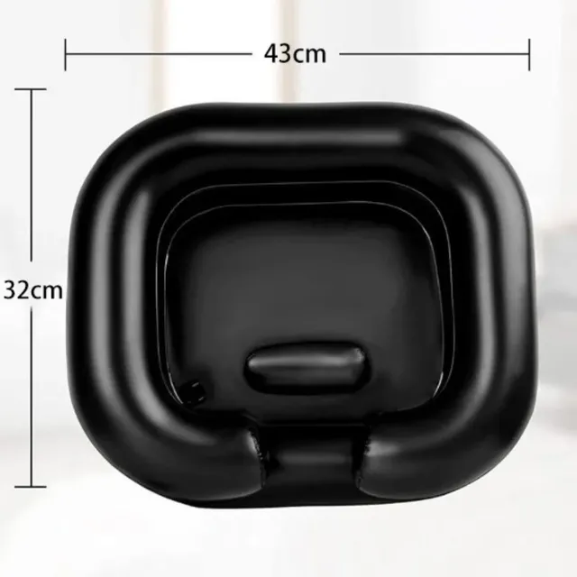 Lavabo gonflable portatif de shampooing de PVC pour le… – vue 6