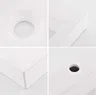 Meuble vasque suspendu noir finition bois texturé lavabo… – vue 3