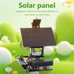 kit éducatif solaire suiveur intelligent programmable modulable pédagogique expérimentations capteurs servo batterie panneau photovoltaïque orientable assemblage tutoriel extérieur