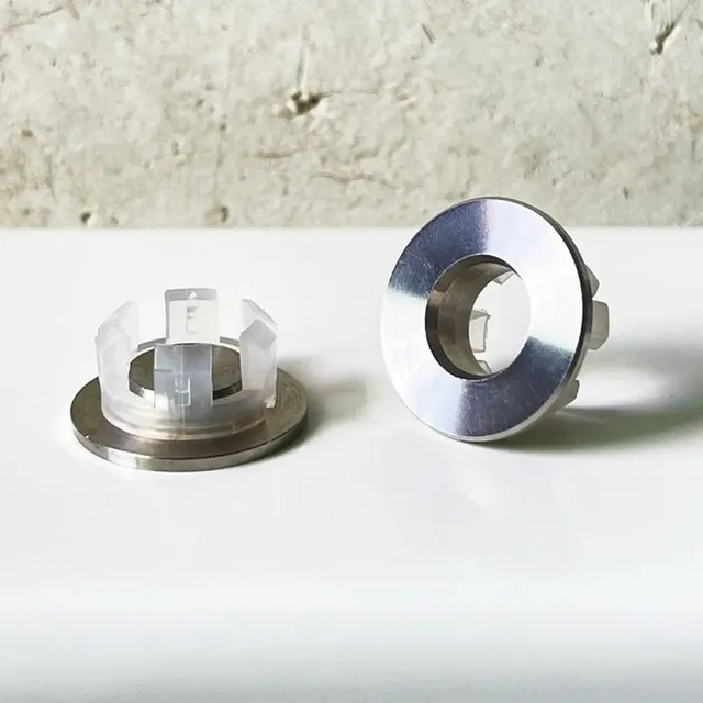 Trou d'évier de lavabo en acier inoxydable – vue 2