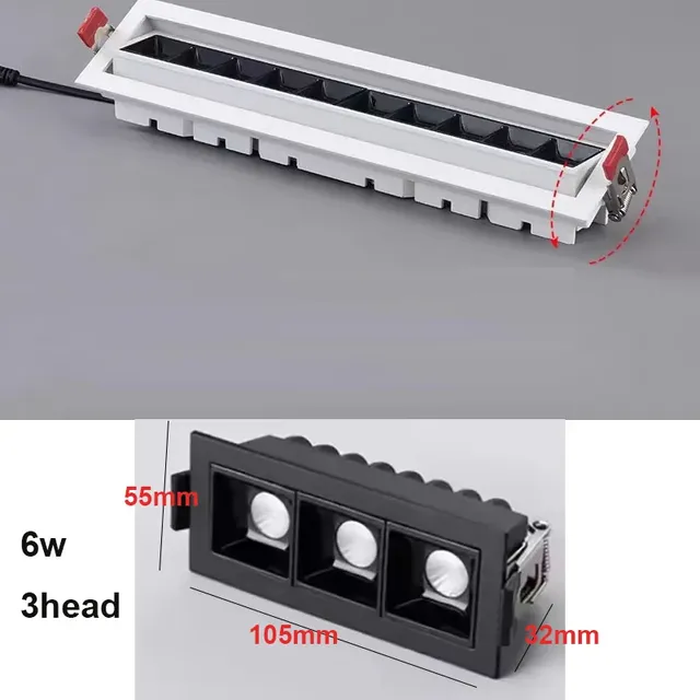 Dimmable LED ciel lumières Downlights projecteurs Angle… – vue 2
