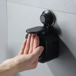 Distributeur de savon à ventouse pour salle de bain