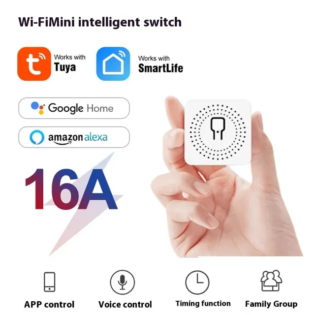 Module commutateur double commande WiFi intelligent Tuya… – vue 3