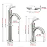Robinets de lavabo en or brossé – vue 7
