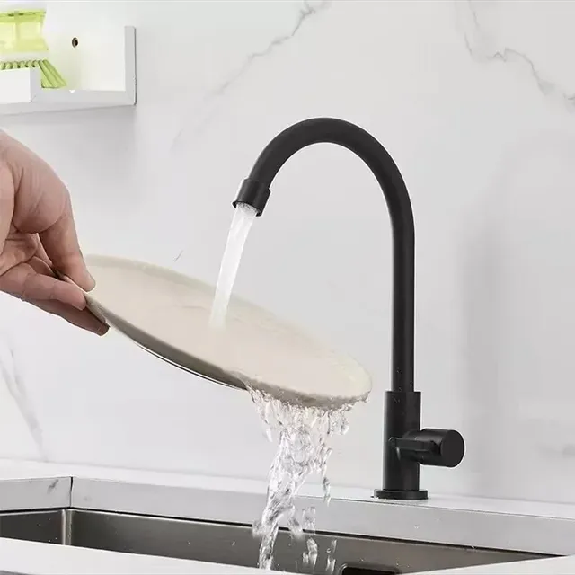 Robinet de cuisine en acier inoxydable – vue 5
