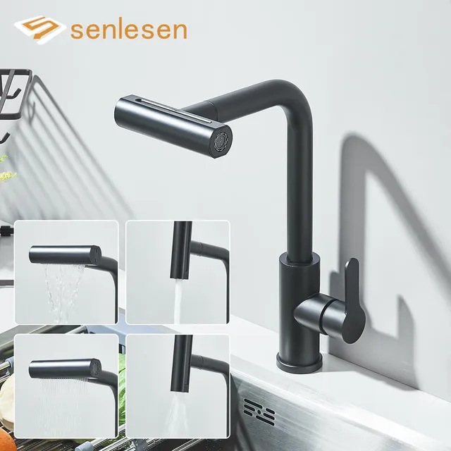 Robinet de cuisine 4 en 1 en acier inoxydable