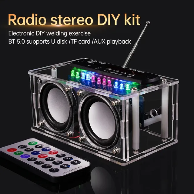 BRICOLAGE Bluetooth Haut-Parleur Kit avec FM Radio… – vue 2