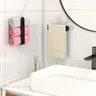 Porte serviettes mural auto adhésif sans perçage acier… – vue 3