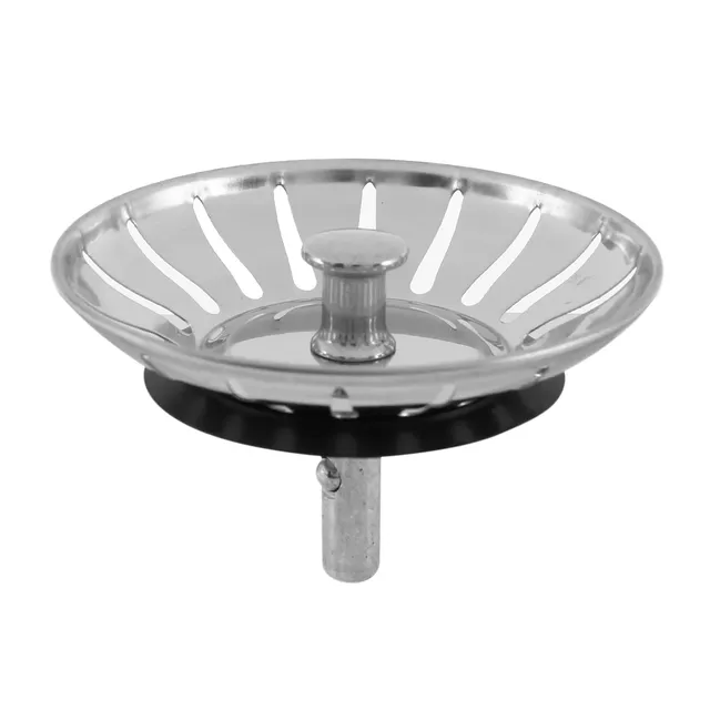 Crépine évier cuisine acier inoxydable argent mat…