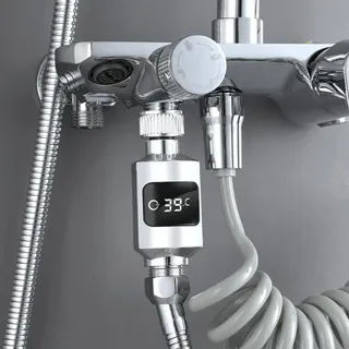 Pommeau de douche avec affichage LED de la température