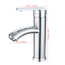 Robinet de lavabo chromé – vue 6