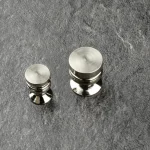 Bouton rond monotrou poignée de meuble espace aluminium argent armoire tire moderne pratique meubles boutons armoire