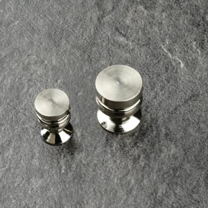 Bouton rond monotrou poignée de meuble espace aluminium argent armoire tire moderne pratique meubles boutons armoire