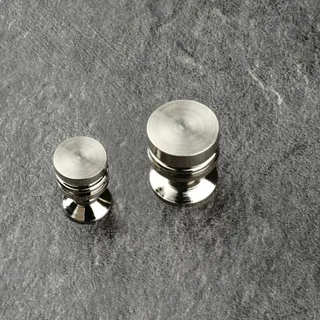 Bouton rond monotrou poignée de meuble espace aluminium argent armoire…