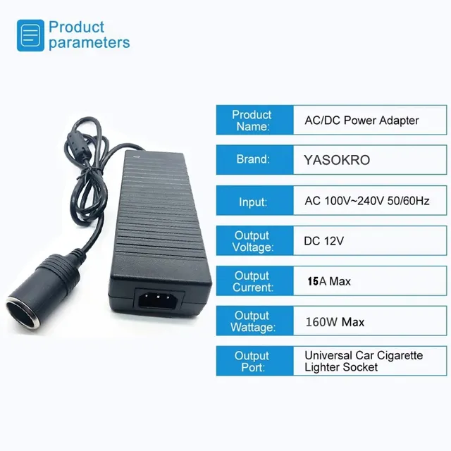 Adaptateur d'alimentation de voiture – vue 5