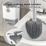 Ensemble de brosses de toilette murales de qualité… – vue 5