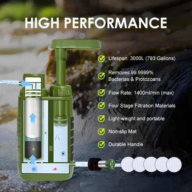 Pompe de purificateur d'eau avec filtre à eau en carbone… – vue 4