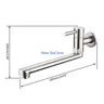 Mitigeur mural monocommande bec long pivotant inoxydable… – vue 7