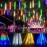 LED solaire pluie de météores lumières vacances chaîne… – vue 4