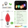 Ampoule Led en plastique RGB C7 – vue 5