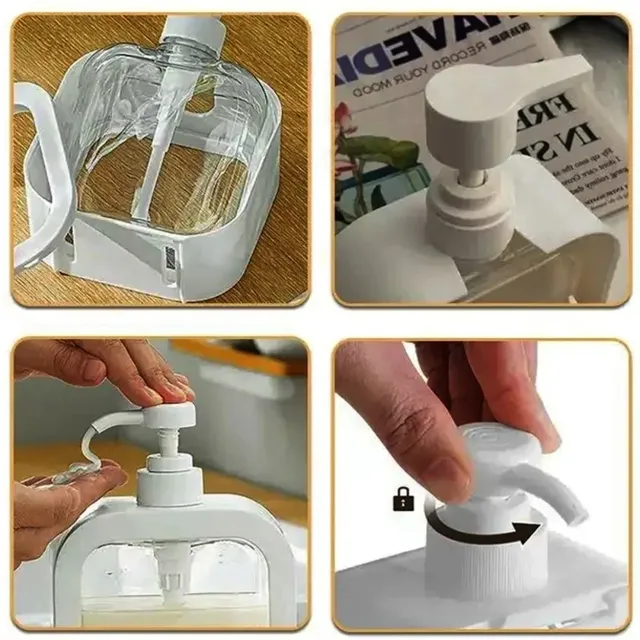 Distributeur de savon liquide Transparent de grande… – vue 6
