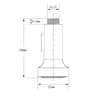 Tête remplacement douchette extractible robinet cuisine… – vue 6