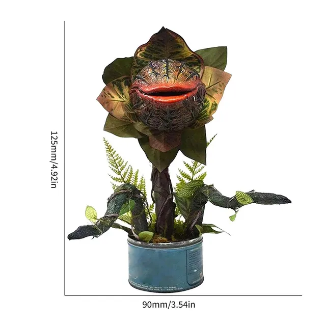 Statues de plantes Piranha en résine sans pot de fleurs – vue 6
