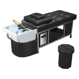 Salon de coiffure haut de gamme bassin en céramique lit de shampoing circulation d’eau lit de traitement de tête de massage thaïlandais salon de coiffure salon de beauté spécial Salon de coiffure haut de gamme bassin en céramique lit de shampoing circulation d’eau lit de traitement de tête de massage thaïlandais salon de coiffure salon de beauté spécial