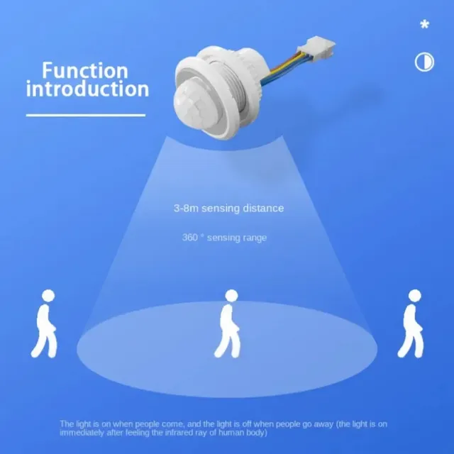 Détection de commutateur intelligent PIR pour intérieur… – vue 3