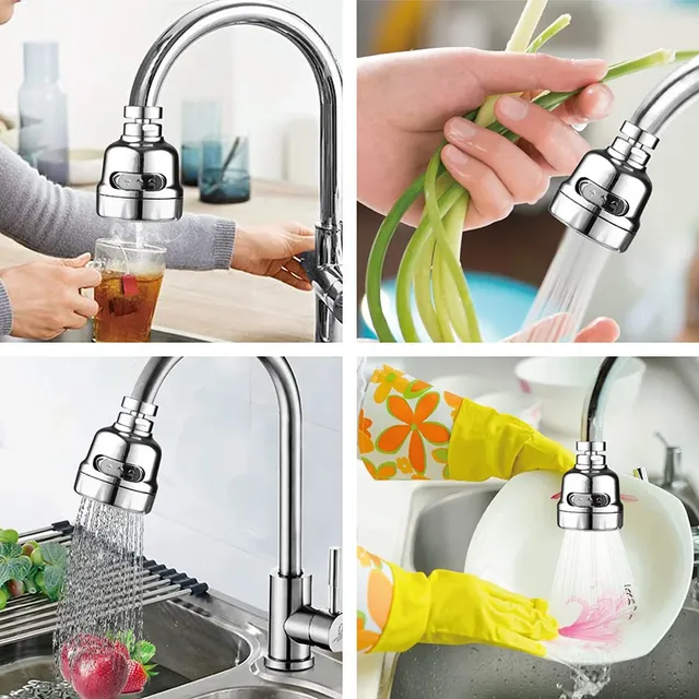 360 degrés rotation robinet de cuisine aérateur réglable… – vue 6