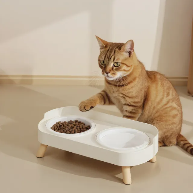 Double bol pour animaux de compagnie
