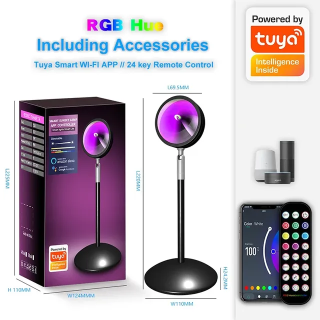 Lampe de projection LED RVB portable – vue 6