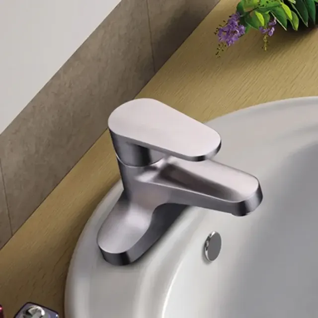 Robinet de salle de bains brossé en acier inoxydable 304 – vue 5
