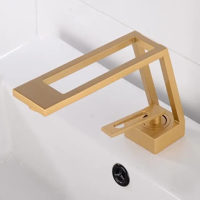 TOLM robinet de salle de bains de lavabo en laiton – vue 4
