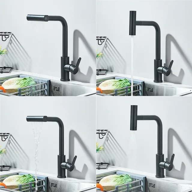 Robinet de cuisine 4 en 1 en acier inoxydable – vue 3
