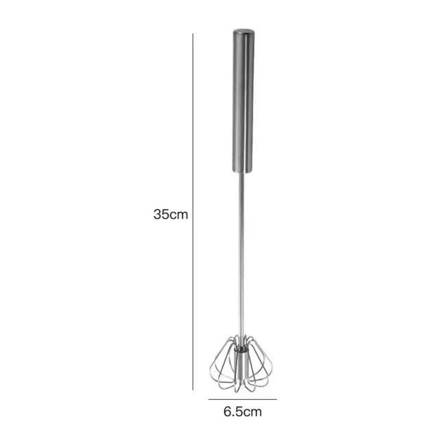 Fouet rotatif manuel semi automatique acier inoxydable… – vue 5