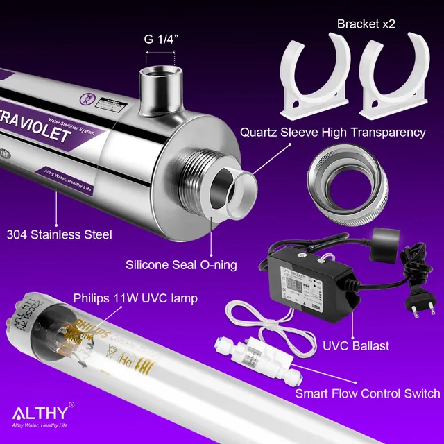 ALTHY UV stérilisateur d'eau ultraviolette système de… – vue 6