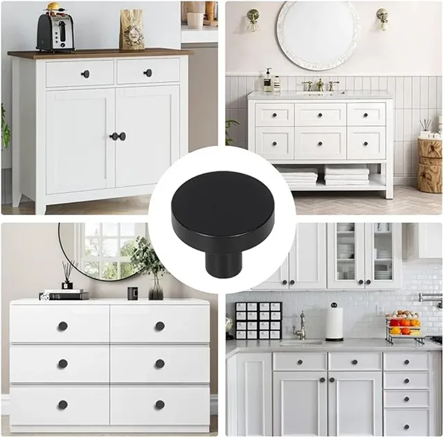 10/12 pièces armoire bouton poignée tiroir main tire… – vue 6