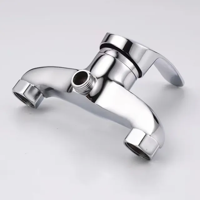Robinet douche mural monocommande chromée miroir… – vue 3