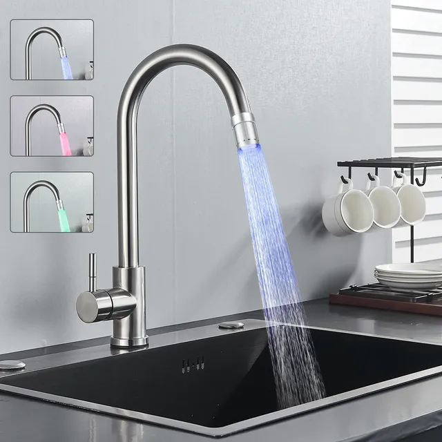 Robinet LED sensible à la température – vue 3