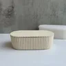 Boîte de rangement ovale avec couvercle – vue 2