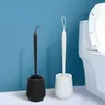 Brosse de toilette noire en Silicone TPR…