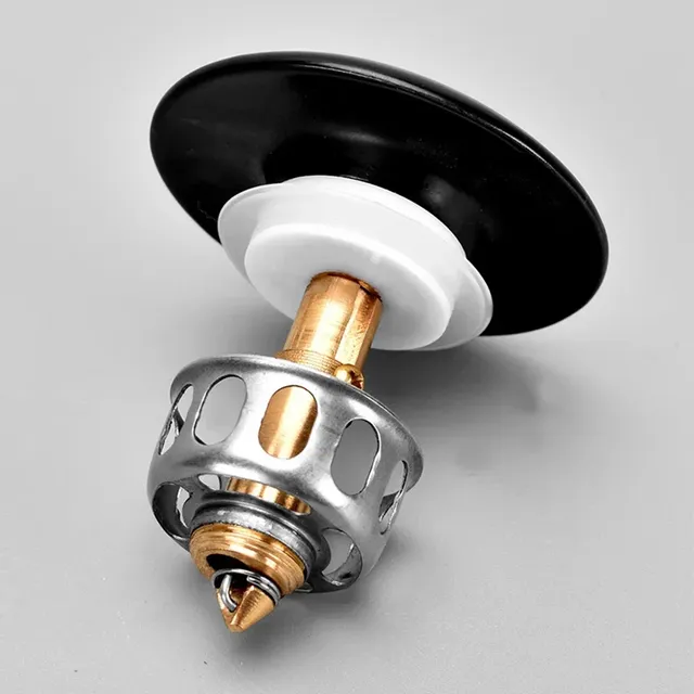 Bouchon vidange évier céramique laiton panier filtrant… – vue 3