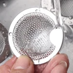 Filtre en acier inoxydable pour évier de cuisine, crépine d&rsquo;égout, filtre d&rsquo;évier, couvercle en maille Anti-blocage, vidange de sol de salle de bains, filtre pour déchets de cheveux