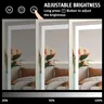 Miroir de Maquillage de Vanité Éclairé avec Lumières… – vue 4